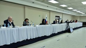 Las entrevistas se llevan a cabo en el salón de audiencias del Tribunal Superior de Liquidación de la CSJ.