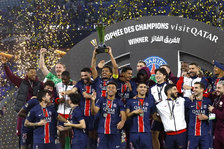 PSG se corona como Supercampeón de Francia en Doha