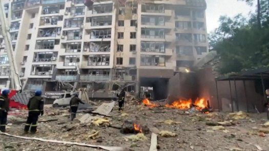 Rusia bombardea la capital de Ucrania antes de la cumbre del G7 en Alemania
