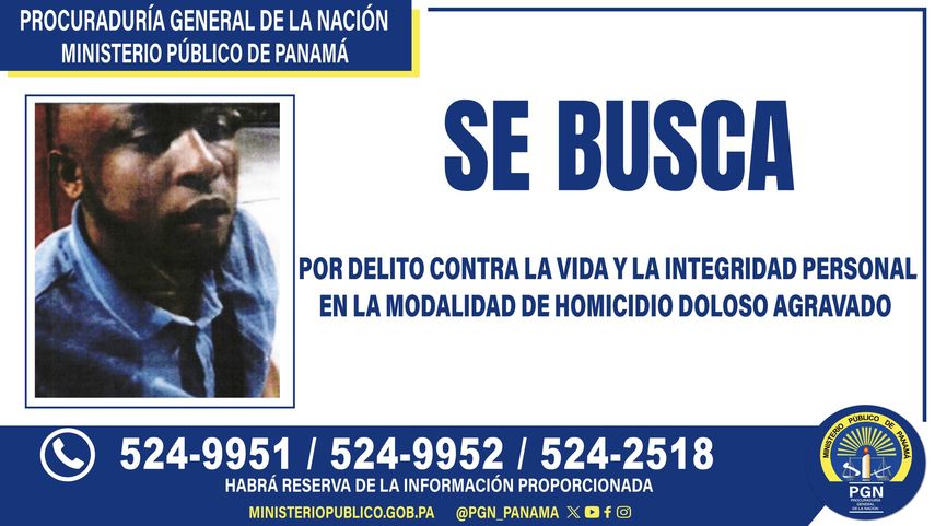 Ministerio Público solicita colaboración ciudadana para ubicar a persona