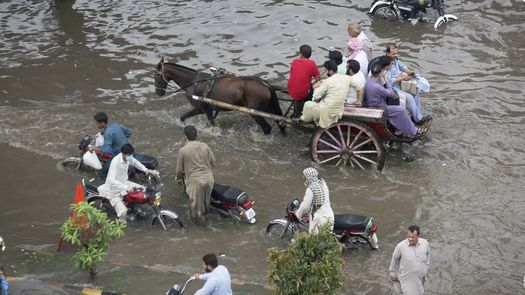 Las autoridades están entregando alimentos y otros artículos necesarios a las víctimas de las inundaciones en todo el país.