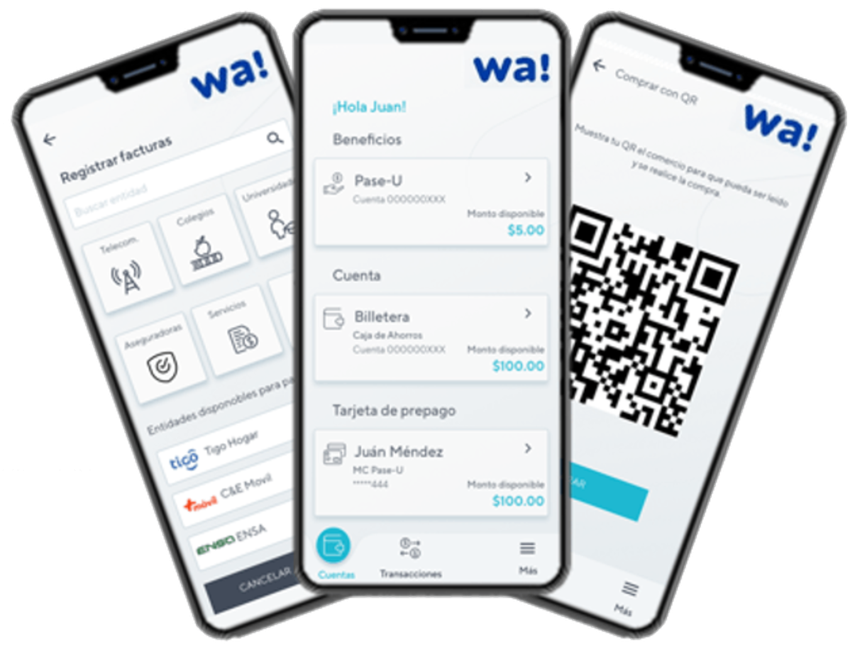Por Wa! Mi Wallet Nacional los usuarios podrán hacer compras con código QR.