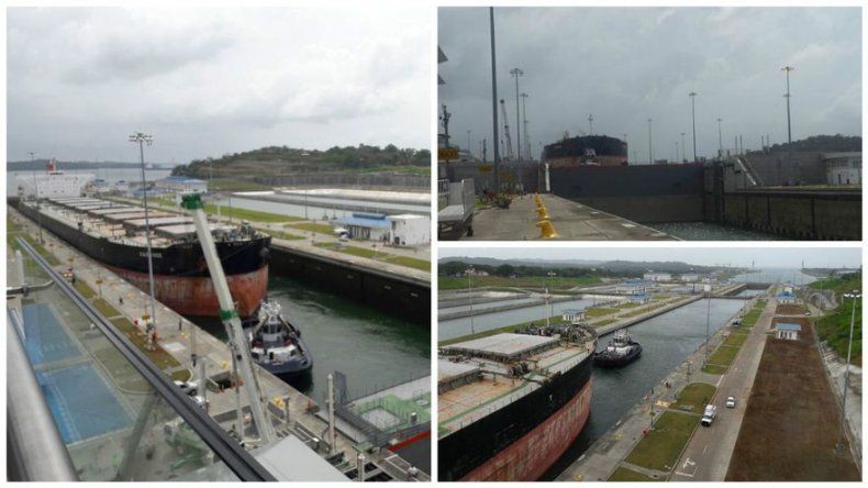 Contratiempo en tránsito 500 de buque neopanamax por el Canal Ampliado