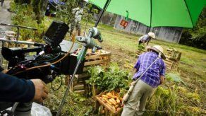 Backstage de la grabación de la promo de Semilla