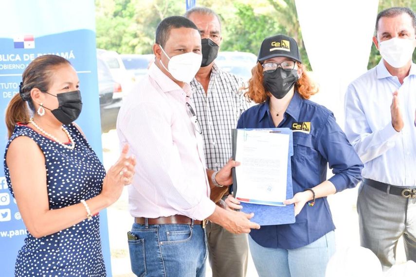 Pandeportes entregan Orden de Proceder del nuevoComplejo Deportivo de Panamá Norte.