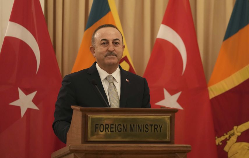 El ministro de Relaciones Exteriores de Turquía﻿