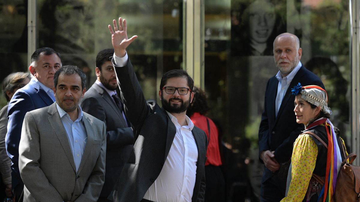 El presidente de Chile, Gabriel Boric﻿.