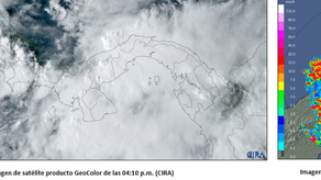 El IMHPA anuncia fuertes aguaceros hasta esta noche en varios puntos del país,