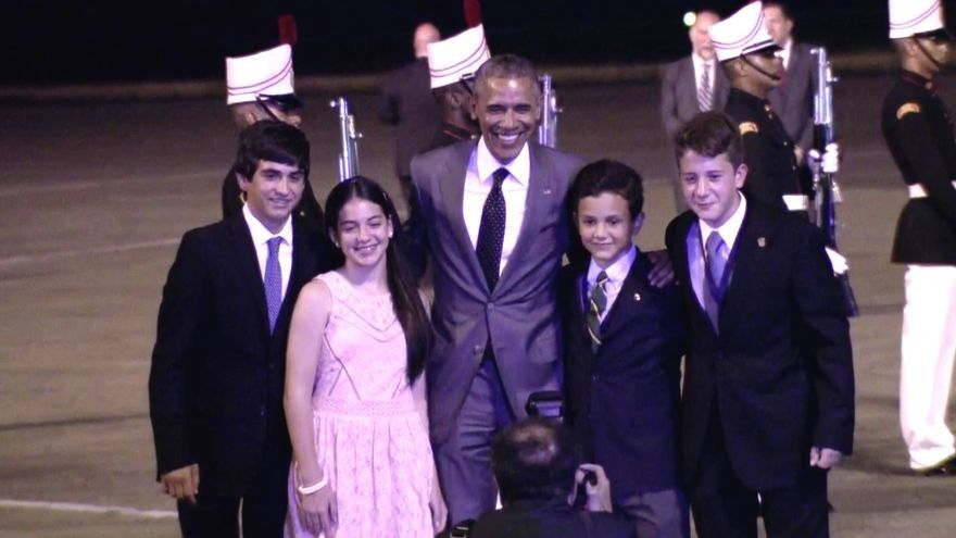 Obama llega a Panamá para Cumbre de las Américas