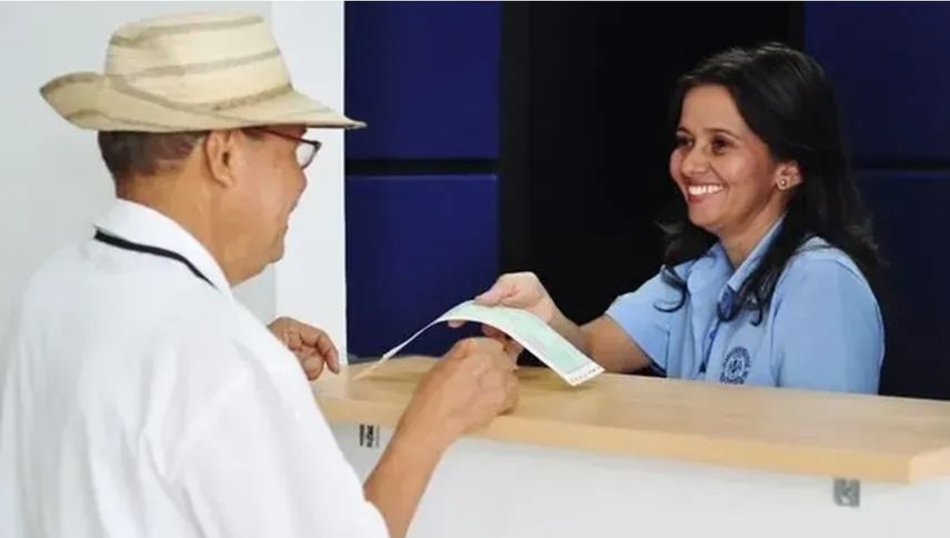 Centros de pago para jubilados y pensionados.