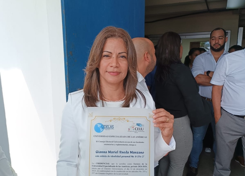 Gianna Rueda denuncia de separación de cargos en UDELAS