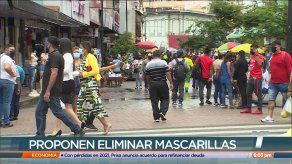 Propuesta sobre eliminación del uso de mascarillas en exteriores genera reacciones