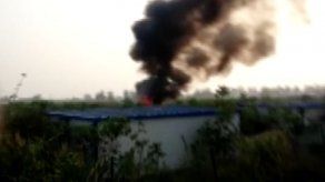 Mueren los cuatro ocupantes de un avión que participaba en espectáculo aéreo