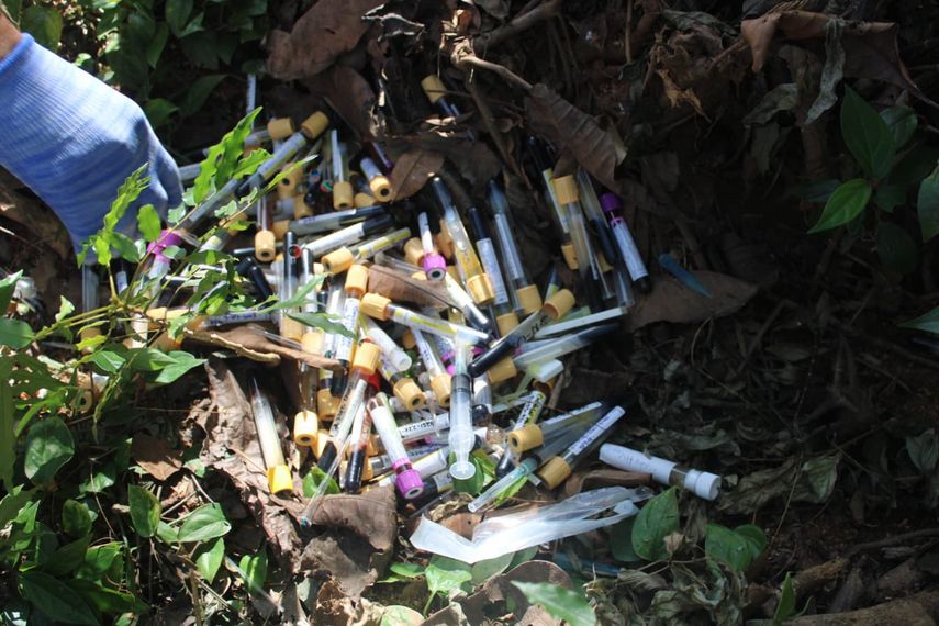 Autoridades de salud investigan procedencia de desechos bioinfecciosos en Veraguas