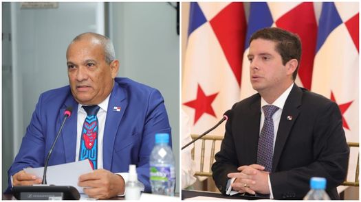 Los ministros de Ambiente, Milciades Concepción; y de Comercio e Industrias, Federico Alfaro. Los ministros de Ambiente, Milciades Concepción; y de Comercio e Industrias, Federico Alfaro.