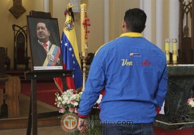 Capilla ardiente de restos de Chávez