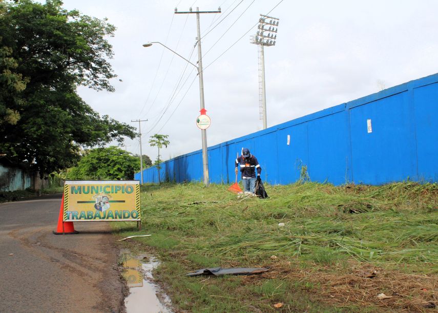 Operativo de limpieza de la Alcaldía de La Chorrera.&nbsp;