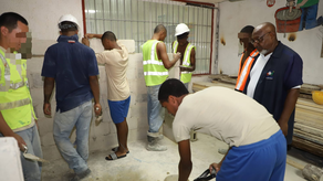 INADEH capacita a privados de libertad en albañilería