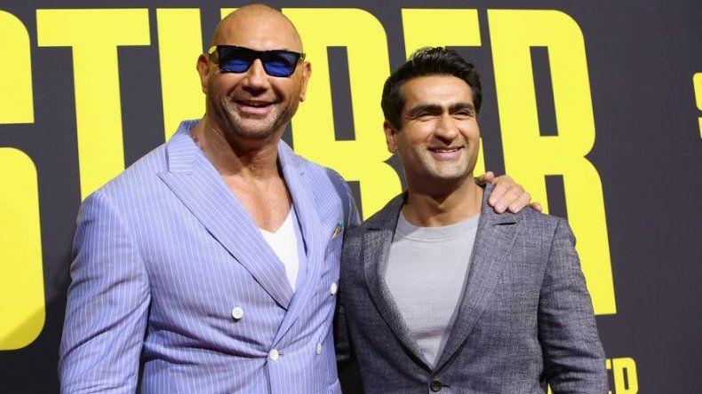 Dave Bautista y Kumail Nanjiani, un dúo cómico para el estreno de Stuber