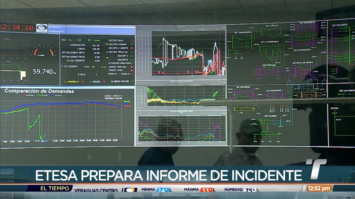 Etesa continúa investigación y prepara informe sobre el apagón registrado el 24 de diciembre