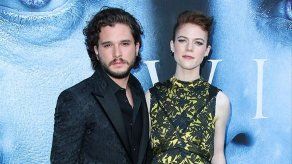 Kit Harington y Rose Leslie derrochan complicidad en la fiesta de Juego de tronos