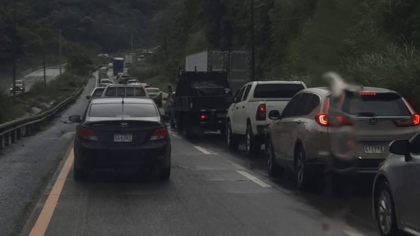 Reportan tráfico denso en Vía Centenario&nbsp;