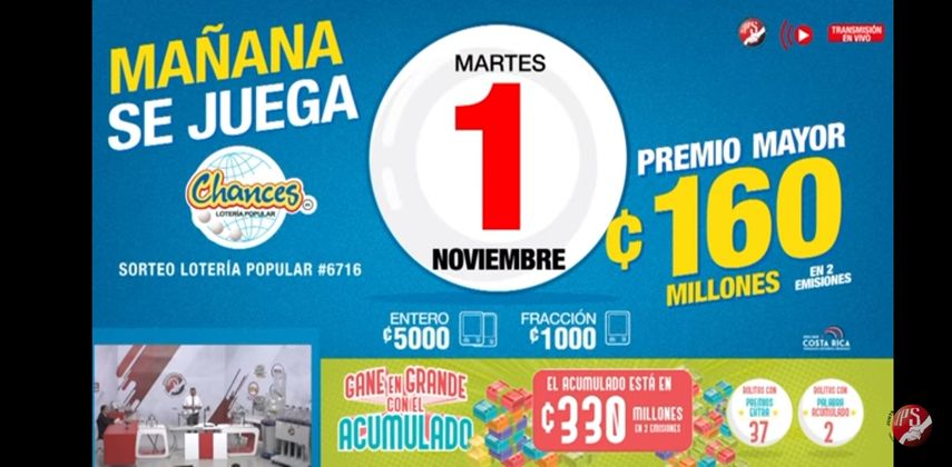 Resultados de la lotería tica del lunes de octubre Panamá en Minutos