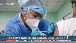 Enfermeras entregadas a su labor durante la pandemia