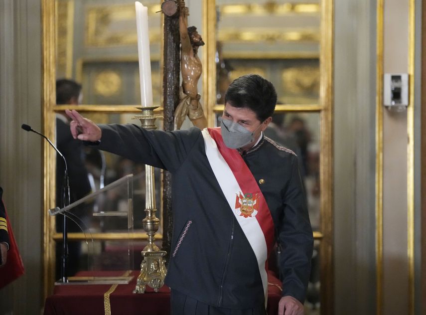 Pedro Castillo es presidente de Perú desde el 28 de julio y gobernará hasta 2026.