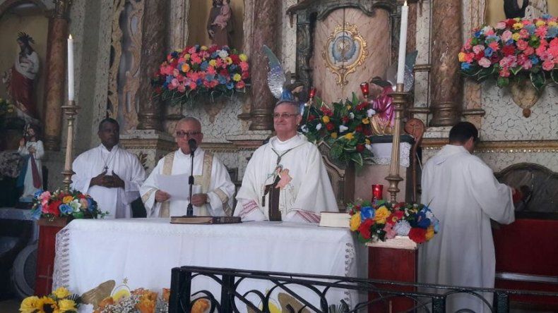 Andrés Carrascosa ofició este domingo su última eucaristía en Panamá