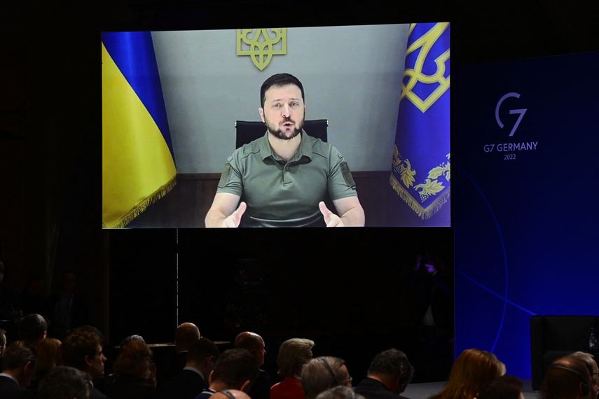 El presidente de Ucrania