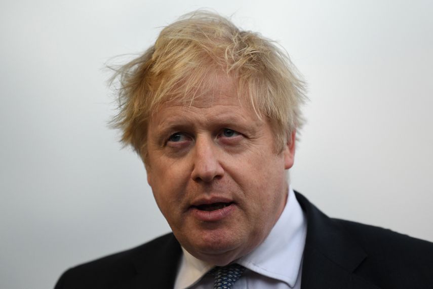 El primer ministro británico Boris Johnson﻿.