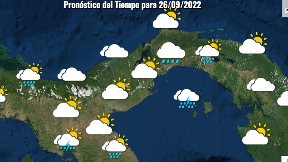 Clima en Panamá hoy ¿Cuál es el pronóstico del tiempo para el 26 de