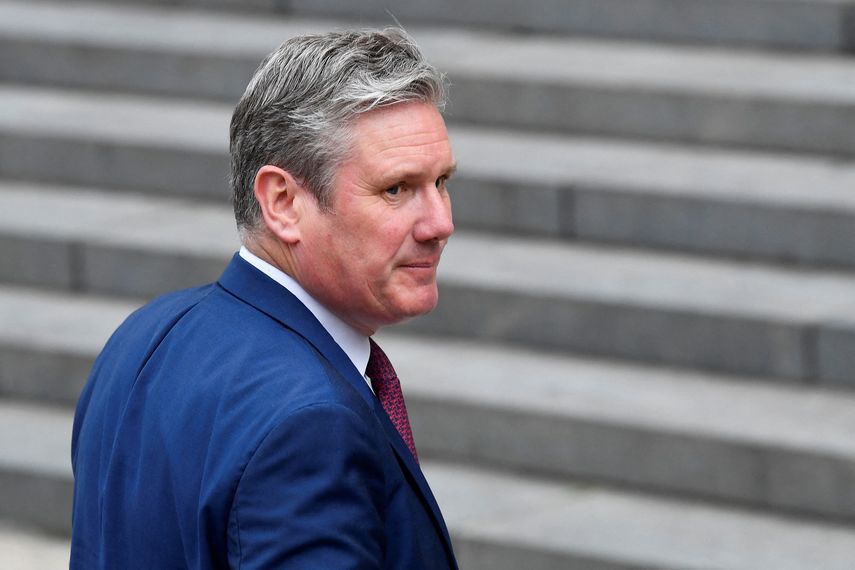 El jefe de la oposición británica Keir Starmer.