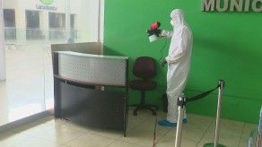 Realizan limpieza en juzgados de paz y oficinas de recaudación de San Miguelito