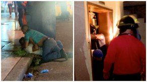 Hombre queda atrapado más de una hora en elevador en Vía Argentina