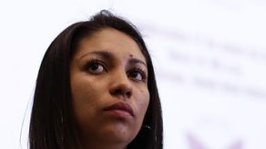 La salvadoreña Lilian, quien fue puesta en libertad luego de ser acusada de homicidio agravado.