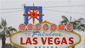 Las Vegas recibe récord de nieve para diciembre