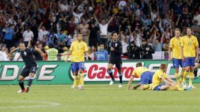 Inglaterra derrota 3-2 a Suecia