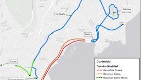 Anuncian desvío en el servicio de Metro Bus este domingo por desfiles navideños