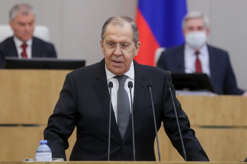 Sergey Lavrov cuestionó las afirmaciones de la OTAN de que su estructura es puramente defensiva.