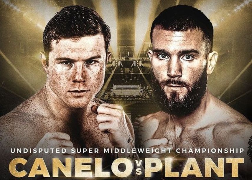 Canelo Álvarez y Caleb Plant.