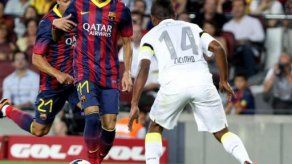 El Barsa gana al Santos  y Neymar debuta en el Camp Nou junto a Messi