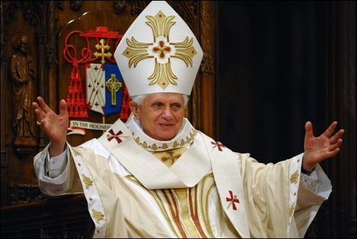 Papa Benedicto oficia misa en catedral de Nueva York