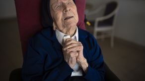 Lucile Randon, conocida como hermana André.