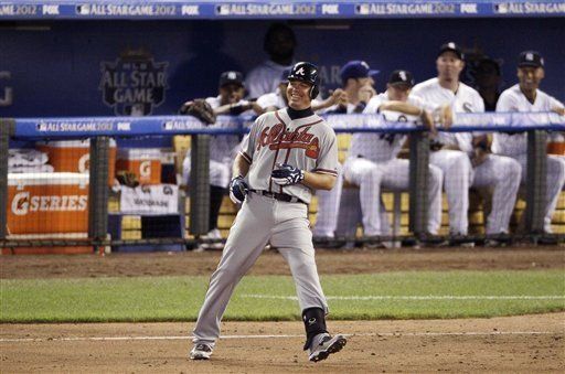 Chipper Jones se despide de Juego de Estrellas con hit