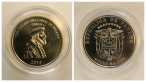 Crean monedas conmemorativas a los 100 años del Canal de Panamá