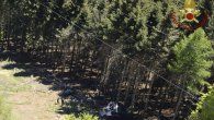 Fotos del suceso tomadas por los bomberos de Italia muestran los restos retorcidos del teleférico en un escampado cerca de pinos. Fotos del suceso tomadas por los bomberos de Italia muestran los restos retorcidos del teleférico en un escampado cerca de pinos.