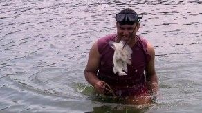 Pesca con chuzo en Bayano