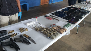 Policía Nacional incuta armas en operación Gaman Policía Nacional incuta armas en operación Gaman